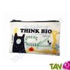 Trousse � crayons en coton biologique "Think Bio", 21 x 13 cm