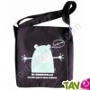 Sac besace enfant en coton bio "Grenouille" 25 x 23 x 6 cm