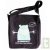 Sac besace enfant en coton bio "Grenouille" 25 x 23 x 6 cm