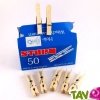Pinces � linge en bois FSC, lot de 50