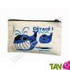Trousse � crayons en coton biologique "C�tac�", 21 x 13 cm