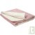 Couverture ou tapis de jeux coton bio rose, 75x100 cm