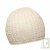 Bonnet court chanvre biologique blanc, 17,5 cm