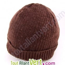 Bonnet en chanvre biologique, 25 cm, Marron