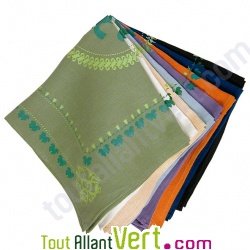 Bandana \"Balade\" en chanvre biologique, 54x54 cm