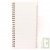 R�pertoire recycl� � spirale, 21 x 11 cm