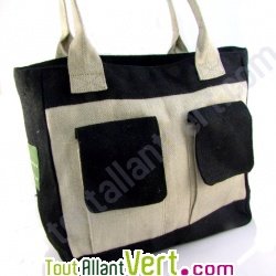 Sac d\'�paule Orlando chanvre bio, 35x28x10cm