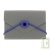 Etui porte carte de visite, gris, carton recycl�