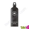 Gourde SIGG 1 litre Classic Croix Suisse Noire sans BPA