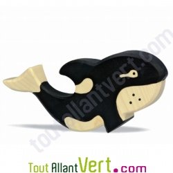 Baleine en bois 9 cm