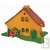 Ferme g�ante en bois 70x95 cm
