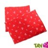 Bouillotte noyaux de cerise rouge en lin