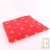Bouillotte noyaux de cerise rouge 40X20 cm en lin, rouge