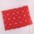 Bouillotte noyaux de cerise rouge 40X20 cm en lin, rouge