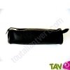 Trousse en cuir ronde couleur noir tannage v�g�tal