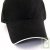 Casquette coton bio, noire