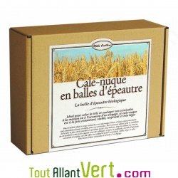 Cale-nuque en balles d\'�peautre et coton bio