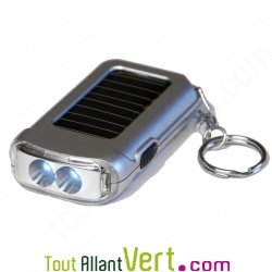 Porte cl� solaire avec 2 LED