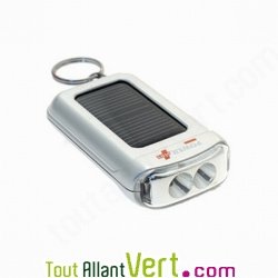 Porte cl� solaire avec 2 LED
