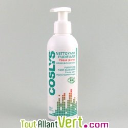 Nettoyant purifiant visage peaux jeunes, bio, 200ml