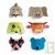 Mask Animo, 8 masques carton recycl� � construire