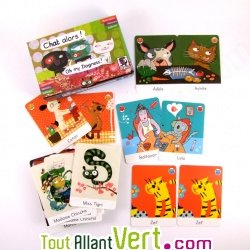 Chat alors!, multi-jeux de cartes recycl�es