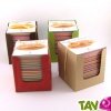 Bloc cube papier recycl� 250 feuilles multi-couleur, 11 cm
