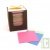 Bloc cube papier recycl� 250 feuilles multi-couleur, 11 cm
