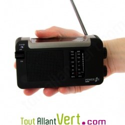 Radio compacte solaire et dynamo