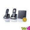 T�l�phone Orchid ECO DECT 4620T DUO Noir Double combin� + R�pondeur int�gr�