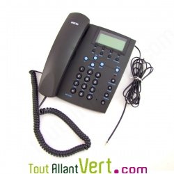 T�l�phone filaire sans rayonnements Piezo biocompatible LITEFON 1020