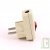 Fiche bipolaire stop champs �lectriques 50Hz avec prise terre