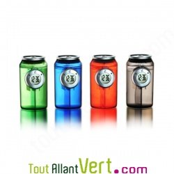 Horloge LCD � eau en forme de canette