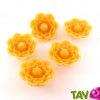 Bougie flottante fleur jaune 100% cire d'abeille