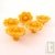 Bougie flottante fleur jaune 100% cire d'abeille