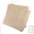 Serviettes de table naturel, chanvre, lot de 2, 45x45cm