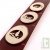3 Suspensions en bois pour No�l, sc�nes foresti�re et cerfs
