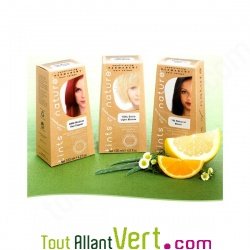 Teinture permanente coloration bio pour cheveux sans ammoniaque Tints of Nature