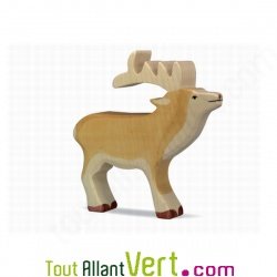 Renne en bois 14,5 cm