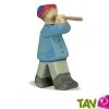 Figurine en bois Berger Joueur de fl�te