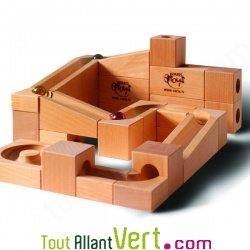 Ch�teau toboggan � billes en bois FSC
