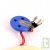 Hochet Mini Trap�ze Poisson en bois � accrocher pour b�b�