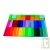 Bo�te multijeux de 58 pi�ces en bois arc-en-ciel 29 couleurs d�grad�s 24x30.5cm