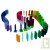 Bo�te multijeux de 58 pi�ces en bois arc-en-ciel 29 couleurs d�grad�s 24x30.5cm