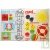Livre Textile "Apprendre les formes" en coton bio 20x16cm