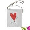 Sac besace enfant en coton bio Amnesty International 31 x 25 x 7,5 cm