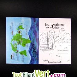 Album � colorier recycl� Les Bateaux du Monde