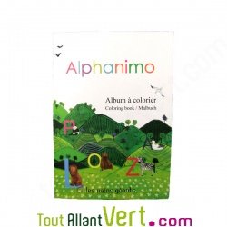 Ab�c�daire des animaux � colorier recycl� Alphanimo