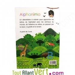 Ab�c�daire des animaux � colorier recycl� Alphanimo