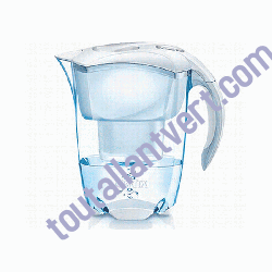 Carafe Brita elemaris Meter 2,4l blanche maxtra + 3 cartouches offertes !
